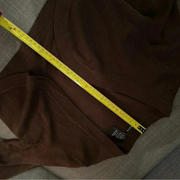 D'annah | Brown cardigan bolero 3/4 sleeves womens medium - Picture 5 of 5